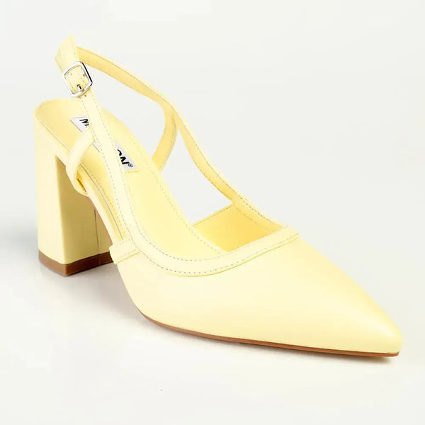 Madison Paula Block Heel - Yellow