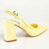 Madison Paula Block Heel - Yellow