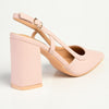 Madison Paula Slingback Block Heel Court - Nude-Madison Heart of New York-Buy shoes online