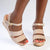 Madison Pauline Cork Wedge Sandal - Tan-Madison Heart of New York-Buy shoes online