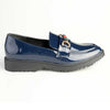 Madison Paxton Ladies Slip On Loafers - Navy-Madison Heart of New York-Buy shoes online