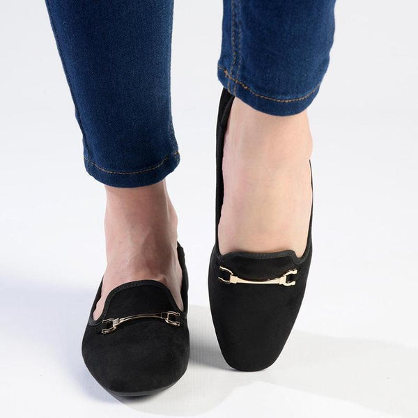 Madison Pearl - Metal Trim Pump - Black-Madison Heart of New York-Buy shoes online