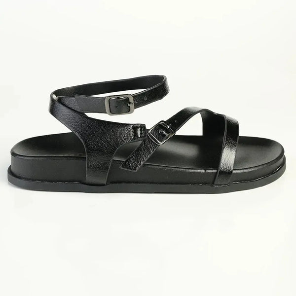 Madison Pearl Sandal - Black