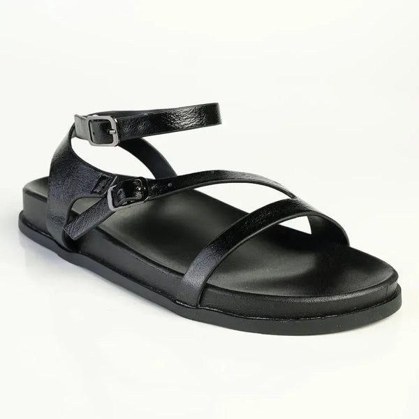 Madison Pearl Sandal - Black