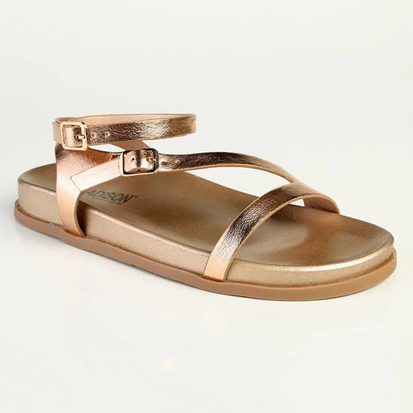 Madison Pearl Sandal - Rose Gold