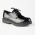 Madison Peggy Lace Up Boyfriend Shoe - Black-Madison Heart of New York-Buy shoes online