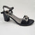 Madison Penelope Block Heel Sandal - Black-Madison Heart of New York-Buy shoes online