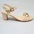Madison Penelope Block Heel Sandal - Nude-Madison Heart of New York-Buy shoes online