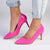 Madison Penny 3 Court Heels - Hot Pink-Madison Heart of New York-Buy shoes online