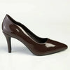 Madison Penny Court - Chocolate Patent