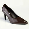 Madison Penny Court - Chocolate Patent