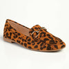 Madison Persley Loafer With Gold Metal Trim Detail -Leopard-Madison Heart of New York-Buy shoes online