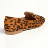 Madison Persley Loafer With Gold Metal Trim Detail -Leopard-Madison Heart of New York-Buy shoes online