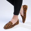 Madison Persley Loafer With Gold Metal Trim Detail -Leopard-Madison Heart of New York-Buy shoes online