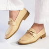 Madison Phoenix - Metal Trim Loafer - Natural