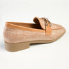 Madison Phoenix - Metal Trim Loafer - Tan-Madison Heart of New York-Buy shoes online