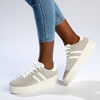 Madison Platform Fashion Sneaker - Grey-Madison Heart of New York-Buy shoes online