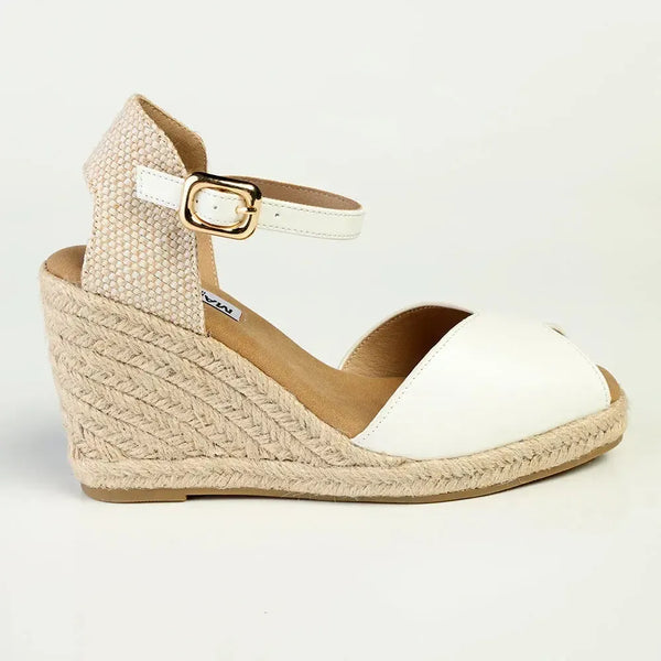 Madison Poison Wedge - White