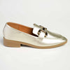 Madison Polly 3 - Gold Metal Trim Loafer - Champagne-Madison Heart of New York-Buy shoes online