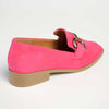 Madison Polly 3 - Gold Metal Trim Loafer - Fuschia-Madison Heart of New York-Buy shoes online