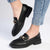 Madison Poppy Platform Loafer - Black-Madison Heart of New York-Buy shoes online