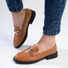 Madison Poppy Platform Loafer -Dark Tan-Madison Heart of New York-Buy shoes online