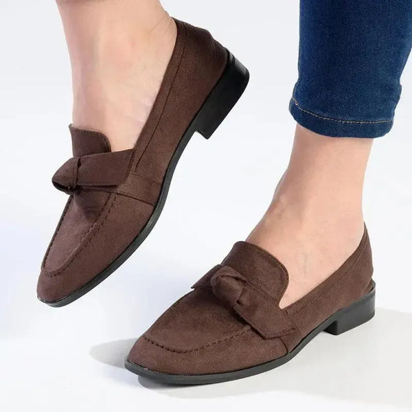 Madison Priya - Knotted Loafer - Chocolate