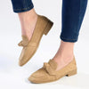 Madison Priya - Knotted Loafer - Taupe