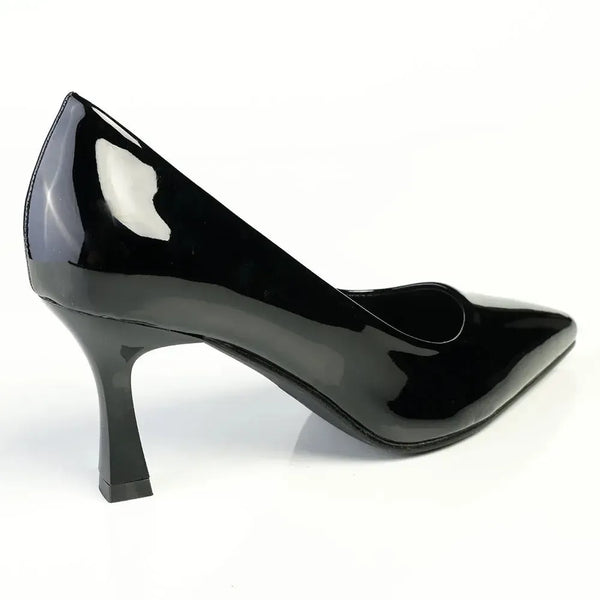 Madison Quitley HourGlass Court Heel - Black