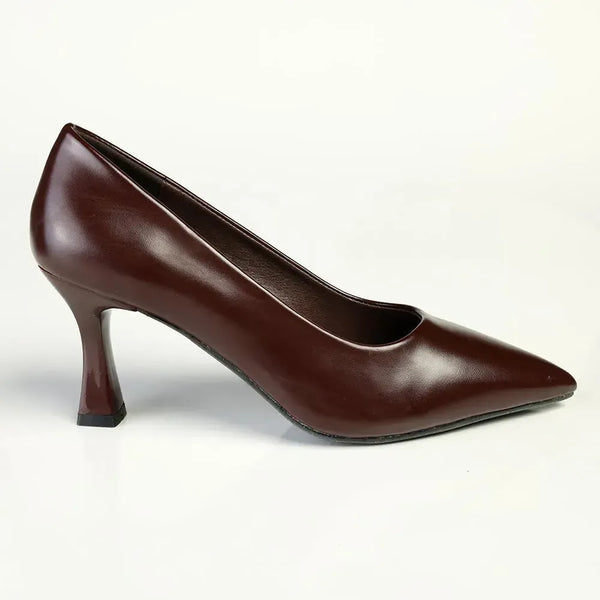 Madison Quitley HourGlass Court Heel - Brown