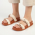 Madison Rose Sandal - Nude/Tan