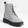 Madison Savannah Military Boot - Grey-Madison Heart of New York-Buy shoes online