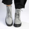 Madison Savannah Military Boot - Grey-Madison Heart of New York-Buy shoes online