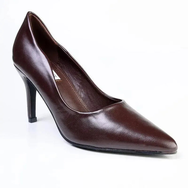 Madison Scalloped Penny Court - Chocolate