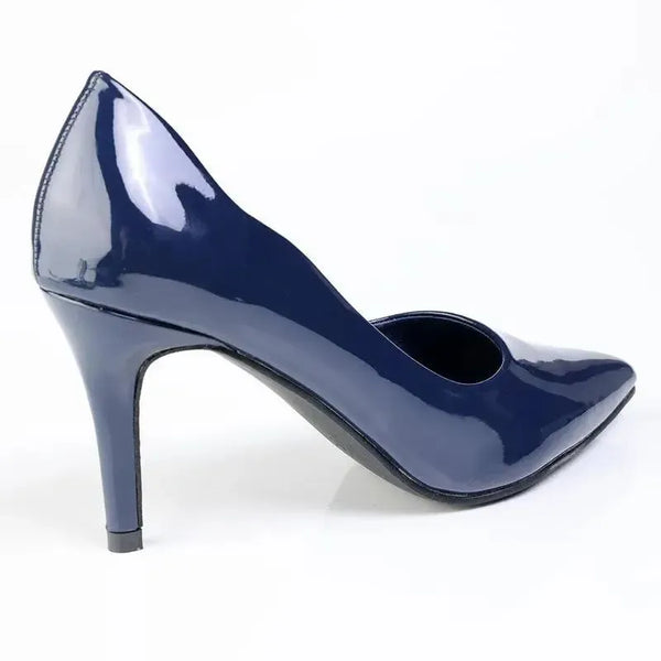 Madison Scalloped Penny Court - Navy