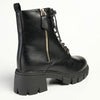 Madison Side Zip Combat Boot - Black-Madison Heart of New York-Buy shoes online