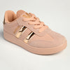 Madison Sissy Girls Sneaker - Pink/Gold-Madison Heart of New York-Buy shoes online