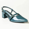 Madison Slingback Court - Petrol Blue