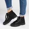 Madison Sofia Hi-Too Sneaker - Black Mono-Madison Heart of New York-Buy shoes online