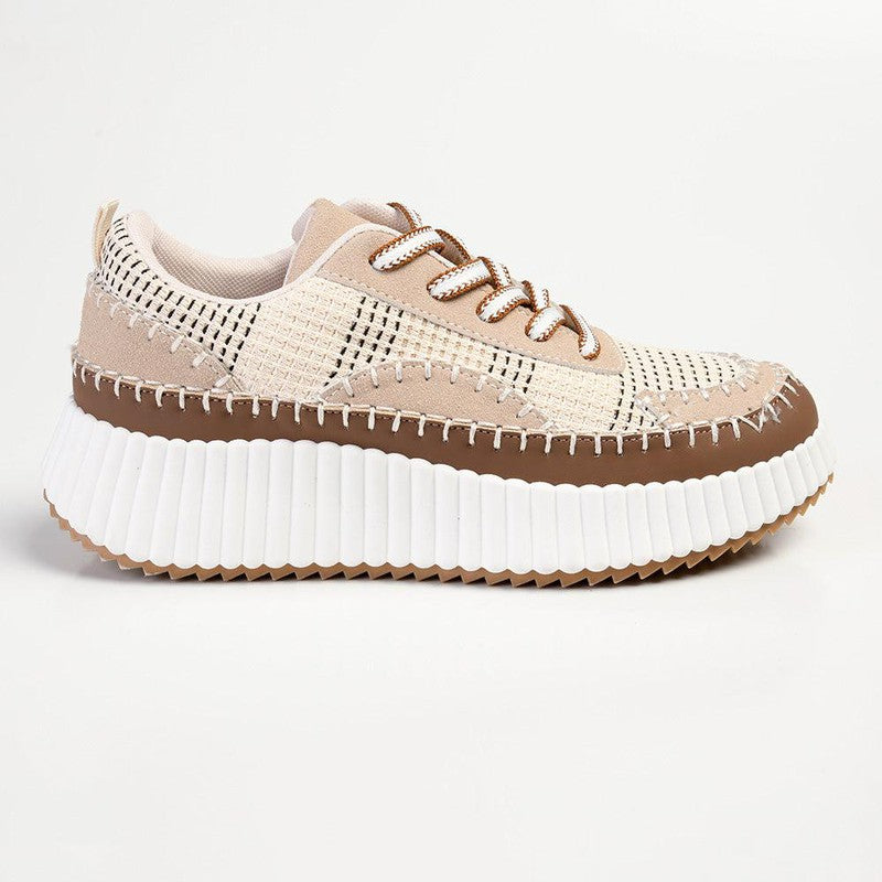 Madison Stitch Multi Color Sneaker - Beige Multi – Shoe Box™ Online Store
