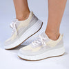 Madison Stitch Multi Color Sneaker - Beige-Madison Heart of New York-Buy shoes online