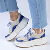 Madison Stitch Multi Color Sneaker - Blue Multi-Madison Heart of New York-Buy shoes online