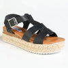 Madison T-Bar Sandal - Black