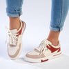 Madison Tamara Sneaker - White/Pink Multi-Madison Heart of New York-Buy shoes online