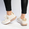 Madison Tanvi Fashion Sneaker - Beige/White-Madison Heart of New York-Buy shoes online