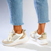 Madison Tanya Mesh Fashion Sneaker - Nude/Multi Colour-Madison Heart of New York-Buy shoes online