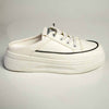 Madison Theodora - Ladies Slip on Platform Sneaker - White-Madison Heart of New York-Buy shoes online