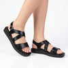 Madison Thong/Sling Sandal - Black