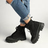 Madison Tiana Canvas Boot - Black-Madison Heart of New York-Buy shoes online