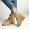 Madison Tiana Canvas Boot - Nude-Madison Heart of New York-Buy shoes online